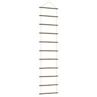 Ozdoby bożonarodzeniowe - vidaXL Dekoracje ścienne, drabinka, 2 szt., 50x200 cm, naturalna gałąź - miniaturka - grafika 1