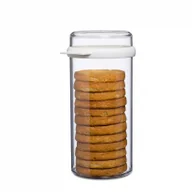Pojemniki kuchenne - MEPAL Rosti Mepal 106714030600 stora 1660 okrągła blaszana puszka SAN/termoplastyczny elastomer 13,4 x 12 x 24 cm, biały 106714030600 - miniaturka - grafika 1