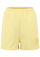 Spodenki damskie - FILA Damskie szorty BALVE z wysokim stanem, Pale Banana, XS, pale banana, XS - miniaturka - grafika 1