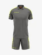 Zestawy męskiej odzieży sportowej - Givova, kit Play. wielokolorowa Dunkelgrau/Gelb Fluo X-L - miniaturka - grafika 1