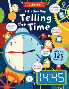 USBORNE PUBLISHING Lift-the-Flap Telling the Time - Pozostałe książki - miniaturka - grafika 2