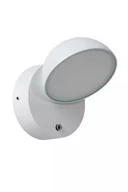 Lampy ogrodowe - Kinkiet zewnętrzny ruchomy biały z czujnikiem zmierzchu wbudowany LED 12W FINN Lucide - miniaturka - grafika 1