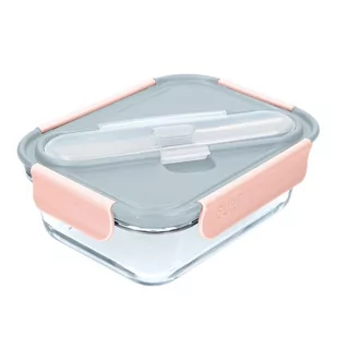 BUILT Built - Built Szklane Pudełko Lunchowe ze Sztućcami - Lunch boxy - miniaturka - grafika 1