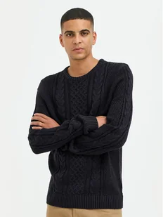 Blend Sweter 20717439 Czarny Regular Fit - Swetry męskie - miniaturka - grafika 1