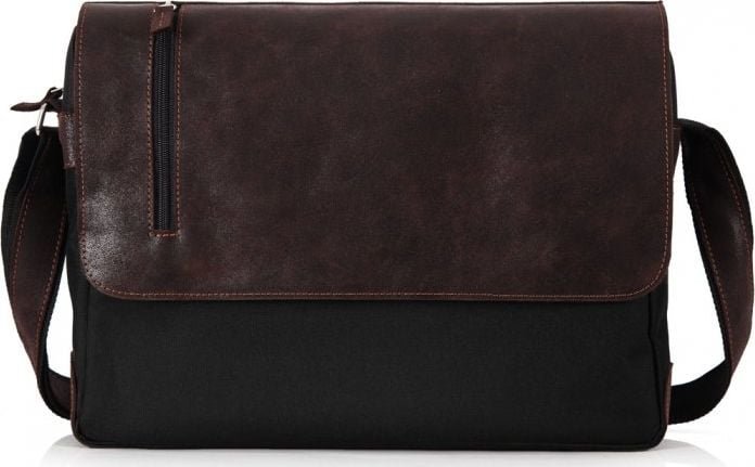 Solome BRĄZOWA TORBA LISTONOSZKA NA RAMIĘ SOLOME NEWBRIDGE