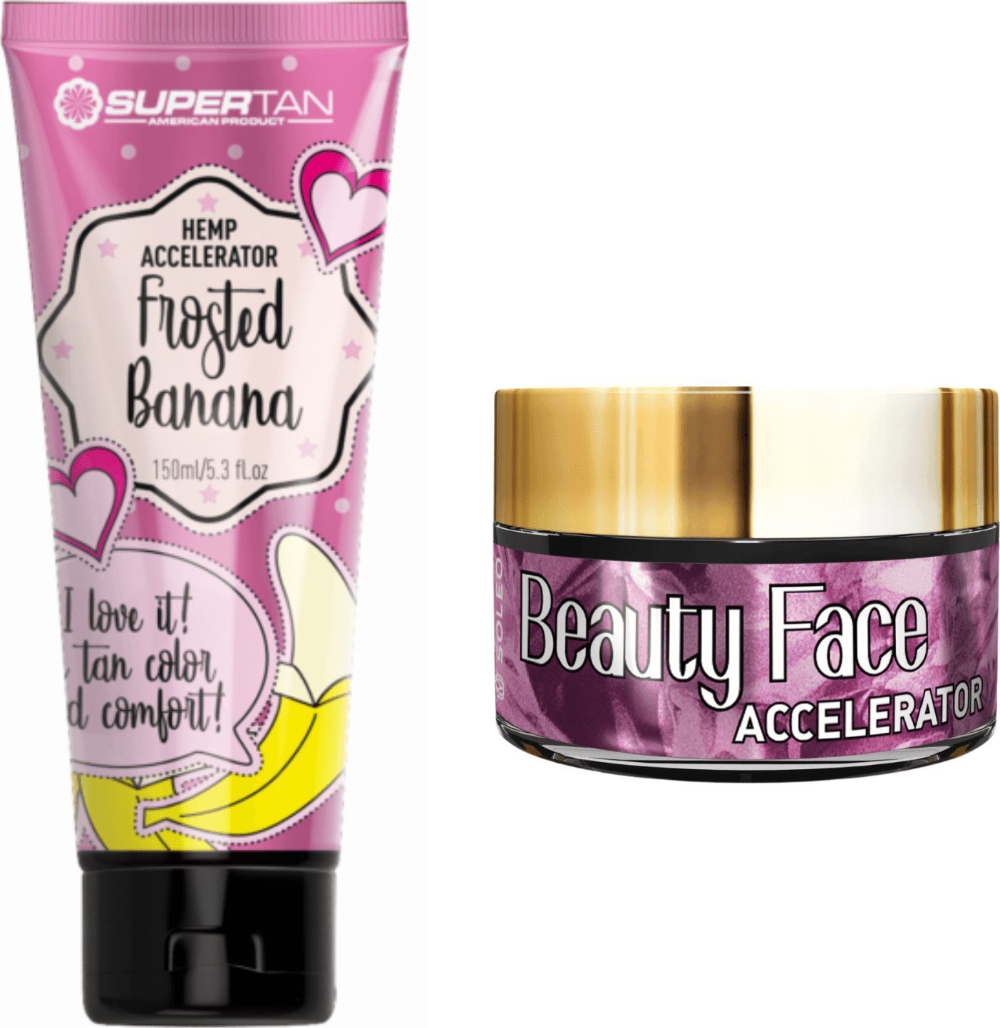 Supertan Supertan Frosted Banana + Słoiczek Beauty Face