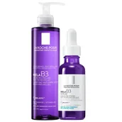Zestawy kosmetyków damskich - La Roche Zestaw: Mela B3 Serum 30ml + Mikro-peelingujący żel oczyszczający 200ml - miniaturka - grafika 1