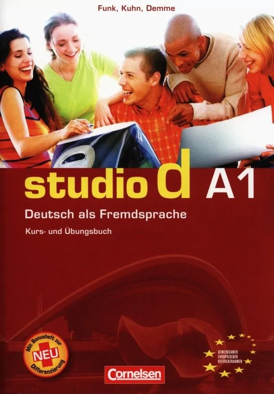 BC Edukacja Studio d A1 Kurs- und Übungsbuch mit CD - Cornelsen