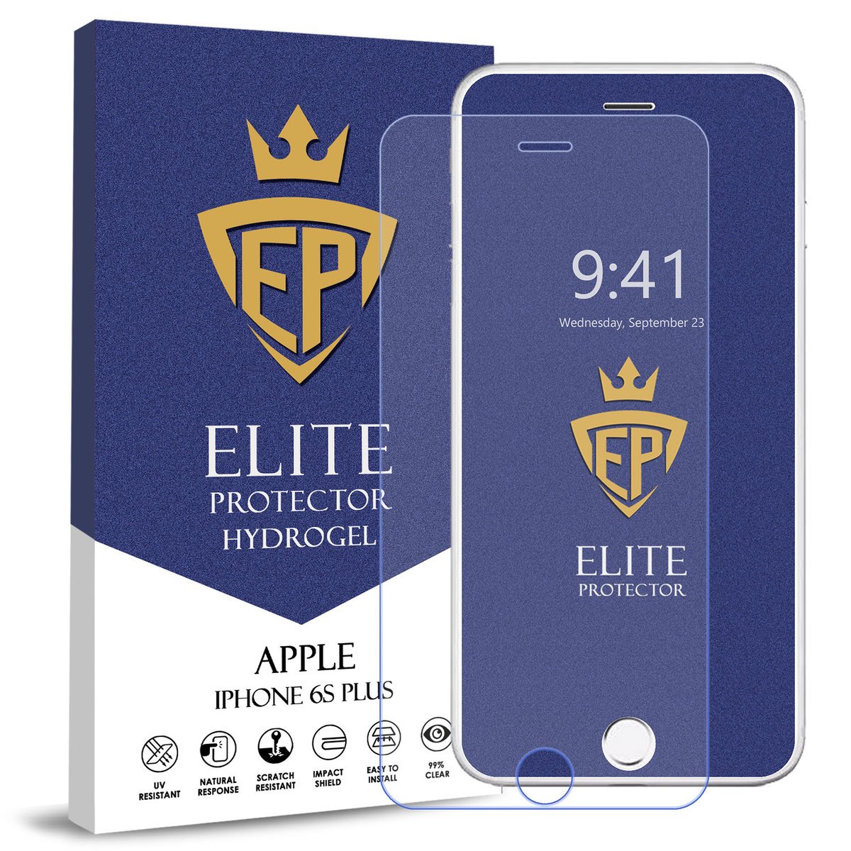 FOLIA 5D CAŁY EKRAN NA TELEFON DO APPLE IPHONE 6S PLUS HYDROŻELOWA ORYGINAŁ