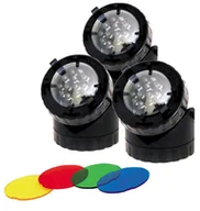 Fontanny ogrodowe - Reflektor LED potrójny 3x1,6W - miniaturka - grafika 1
