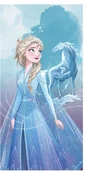 Okrycia kąpielowe dla dzieci - RĘCZNIK KĄPIELOWY 70x140 FROZEN KRAINA LODU DZIECI DZIEWCZYNKI ELSA BAWEŁNA - miniaturka - grafika 1