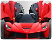 Podkładki pod mysz - PODKŁADKA POD MYSZKĘ FERRARI Z IMIENIEM 23x19CM DO LAPTOPA - miniaturka - grafika 1