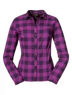 Bluzki damskie - Schöffel Koszula "Svendborg" w kolorze fioletowym - grafika 1