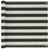 Ogrodzenia - Elior Antracytowo-biały parawan balkonowy B5-K89 - miniaturka - grafika 1