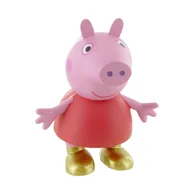 Figurki dla dzieci - Comansi Figurka Świnka Peppa Peppa w złotych butach COMA0049 - miniaturka - grafika 1