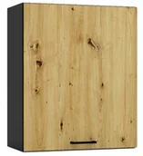 Szafki kuchenne - Szafka kuchenna wisząca 60 cm grafit + dąb artisan A6-R93 - miniaturka - grafika 1