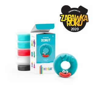 Hey Clay Masa Plastyczna Donut Hclmm006 - Zabawki kreatywne - miniaturka - grafika 1