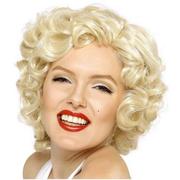 Dodatki do strojów karnawałowych - Smiffys Peruka party "Marilyn Monroe LUX", blond - miniaturka - grafika 1