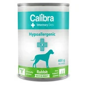 Mokra karma dla psów - CALIBRA Veterianry Diets Dog Hypoallergenic Insect & Rabbit 6x400g - miniaturka - grafika 1
