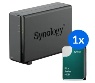 Synology DS124-16T-10-1 Czarny - Serwery plików NAS i macierze dyskowe - miniaturka - grafika 1