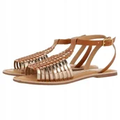 Sandały damskie - GIOSEPPO CLARAVAL DAMSKIE BUTY SANDAŁY BRĄZOWE 36 J0A - miniaturka - grafika 1