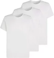 Koszulki męskie - Calvin Klein T-shirt męski, 3-pak, rozmiar S/S, Crew Neck, 3 szt., z okrągłym dekoltem, biały, M - miniaturka - grafika 1