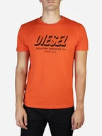 Koszulki męskie - T-shirt Diesel T-DIEGOS-A5 A018490GRAM3BI S (3US) Czerwony (8057718000640) - miniaturka - grafika 1