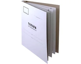 Teczka do akt osobowych Aro A4 400g biała ABCD - Teczki i skoroszyty - miniaturka - grafika 1