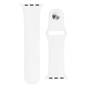 Pozostałe akcesoria do telefonów - Silikonowy pasek do zegarka Apple Watch Ultra 2-9/SE 42/44/45mm Silicone Strap APS biały HURTEL - miniaturka - grafika 1