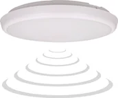 Lampy sufitowe - Lampa sufitowa Orno CERS LED plafon z mikrofalowym czujnikiem ruchu, LED 22W, 2000lm, IP65, 4000K, poliwęglan mleczny biały, funkcja przyciemnienia - miniaturka - grafika 1