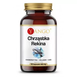 YANGO Yango Chrząstka Rekina 90 kapsułek - Stawy, mięśnie, kości - miniaturka - grafika 1