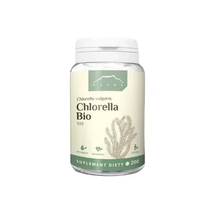 Chlorella vulgaris tabletki BIO 500 mg 200 szt NANGA - Witaminy i minerały - miniaturka - grafika 1