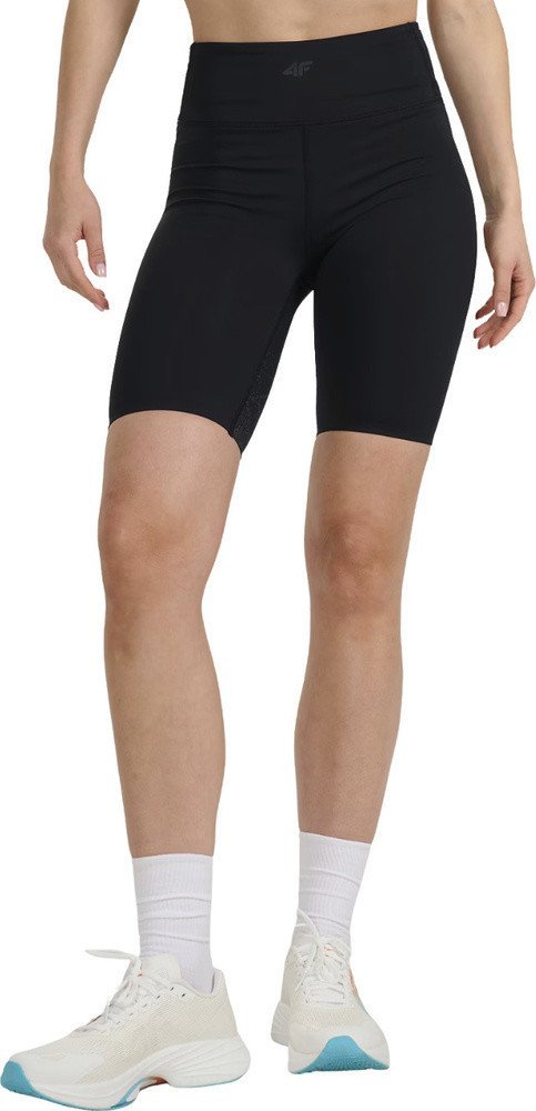 Legginsy damskie krótkie 4F FNK F048 czarne 4FWAW25TFSTF048 20S XS