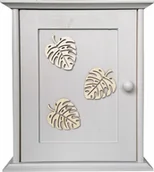 Szafki na klucze - Prowansalska Manufaktura Szafka na klucze Ażurowe Liście-41 - miniaturka - grafika 1