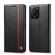 Etui i futerały do telefonów - Etui Carbon Fiber Wallet do Xiaomi 13T / 13T Pro - miniaturka - grafika 1
