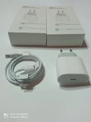 Ładowarki do telefonów - Szybka Ładowarka Do Iphone + Kabel Lightning 2.222A 20W Pd - miniaturka - grafika 1