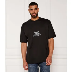 HUGO T-shirt Duarms Oversize fit - Koszulki męskie - miniaturka - grafika 1