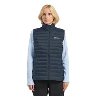Kamizelki damskie - Damska kamizelka puchowa Jack Wolfskin PILVI DOWN VEST W RDS midnight sky - XS - miniaturka - grafika 1