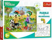 Puzzle - Trefl Puzzle 24el 90988 Rodzina Treflikow Kolor - miniaturka - grafika 1