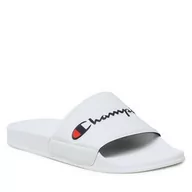Klapki i japonki damskie - Klapki Champion Slide Varsity S11544-CHA-WW001 Wht - miniaturka - grafika 1
