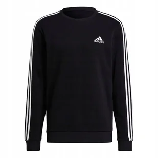 Bluza męska adidas Essentials Sweatshirt czarna GK9106 M - Bluzy męskie - miniaturka - grafika 1