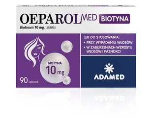 OeparolMed Biotyna 10 mg x 90 tabl - Włosy, skóra, paznokcie - miniaturka - grafika 1