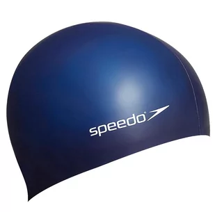 Speedo czepek pływacki, męski, materiał silikon, ściśle przylegający, niebieski, jeden rozmiar 5039247289171 - Pływanie - miniaturka - grafika 1