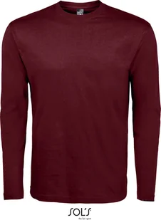 SOLs 11420 Koszulka męska Monarch z długim rękawem - Kolor: Oxblood - Rozmiar: 3XL - Koszulki męskie - miniaturka - grafika 1