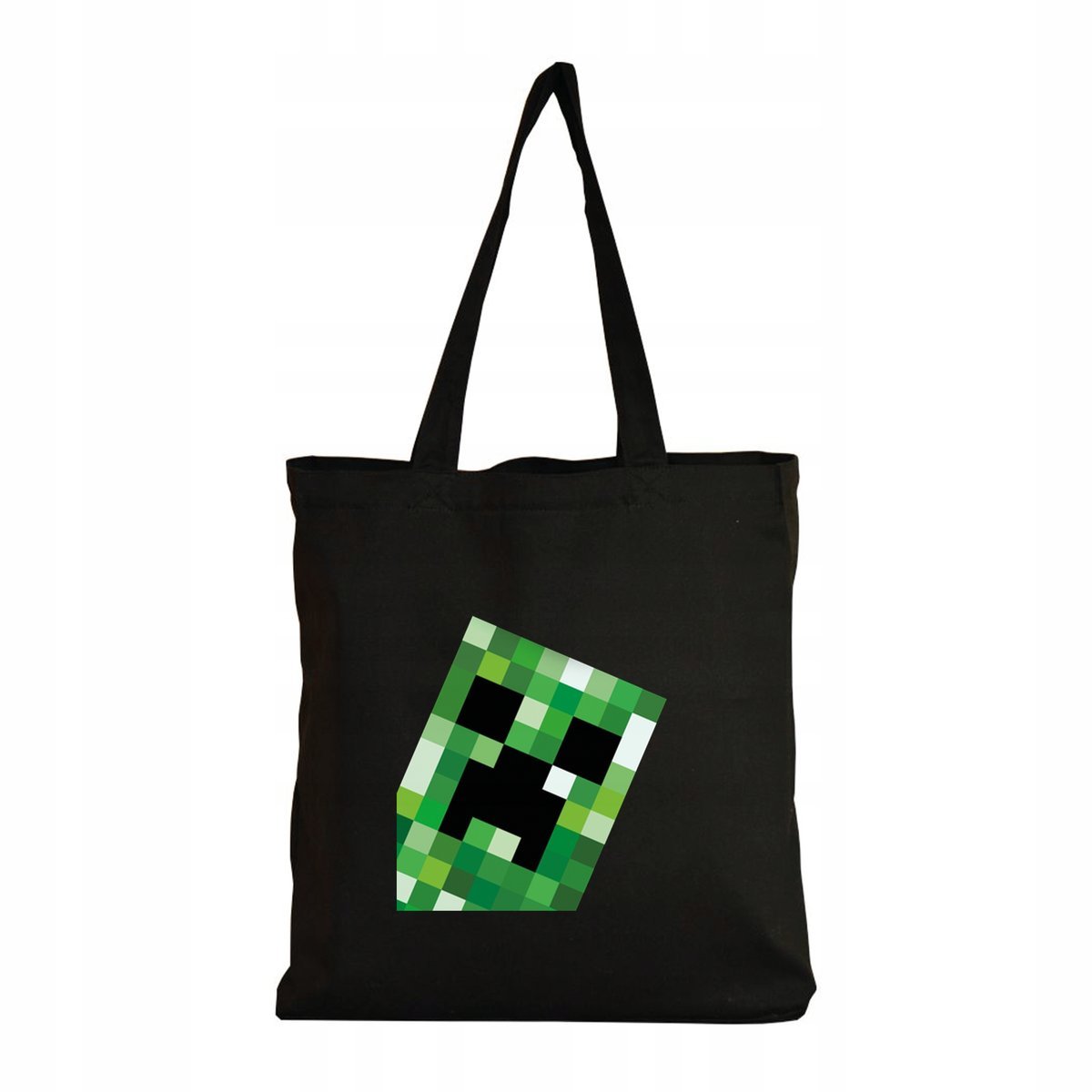 Eko Torba na ramię Zakupy Shopper Torebka Bawełniana Minecraft Creeper