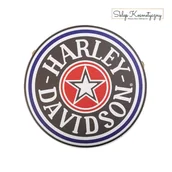 Wyposażenie studia tatuażu - Tablica ozdobna okrągła harley HD002 - miniaturka - grafika 1
