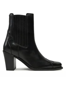 Bronx Botki New-Parton 34334-A Czarny - Botki damskie - miniaturka - grafika 1