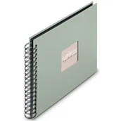 Albumy fotograficzne - Album HAMA Fine Art Czarne kartki Szarozielony (100 stron) - miniaturka - grafika 1