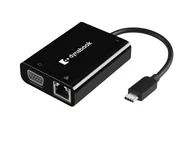 Moduły wifi i przekaźniki sygnału - Nowy adapter Dynabook USB-C to VGA/LAN PS0133UA1PRP - miniaturka - grafika 1