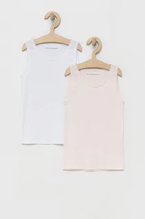 Koszulki dla dziewczynek - Benetton United Colors of top dziecięcy kolor różowy - grafika 1